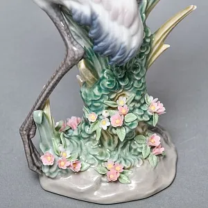 Коллекционная Фарфоровая статуэтка «Птицы. Пара журавлей», Lladro Испания. 