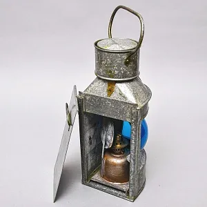 Винтажный Керосиновый Фонарь «Корабельная Сигнальная пара - Левый и Правый», СССР -1965 год.