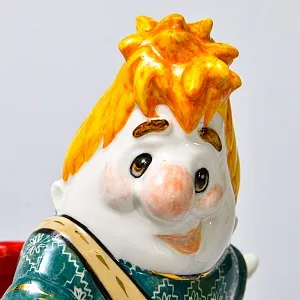 Авторская Коллекционная Фарфоровая Статуэтка «КАРЛСОН», Россия.