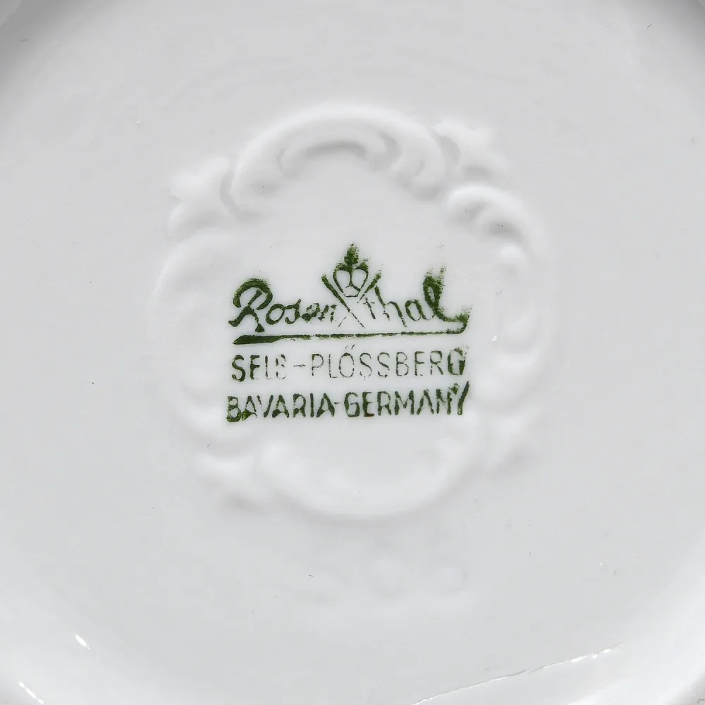 Коллекционная Фарфоровая ваза «Аквариумные рыбки. Скалярии», ROSENTHAL Германия.