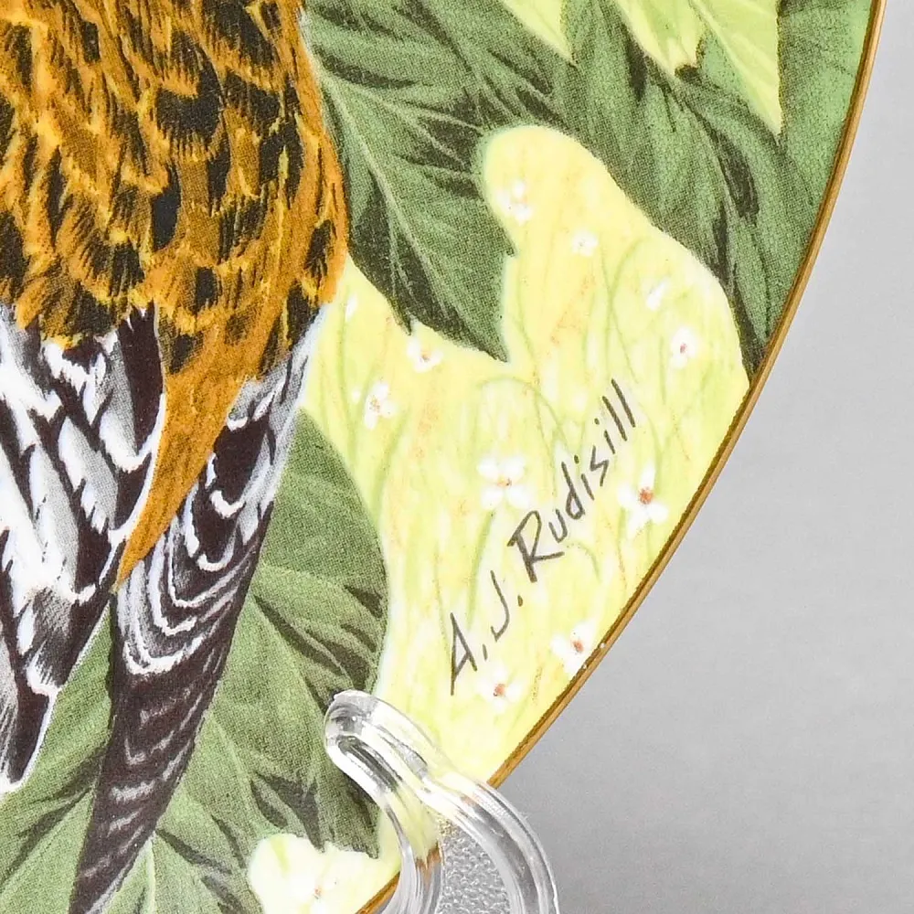 Коллекционная Тарелка «Иволга - Строительство гнезда» Фарфор, Franklin Porcelain США -1983 год.