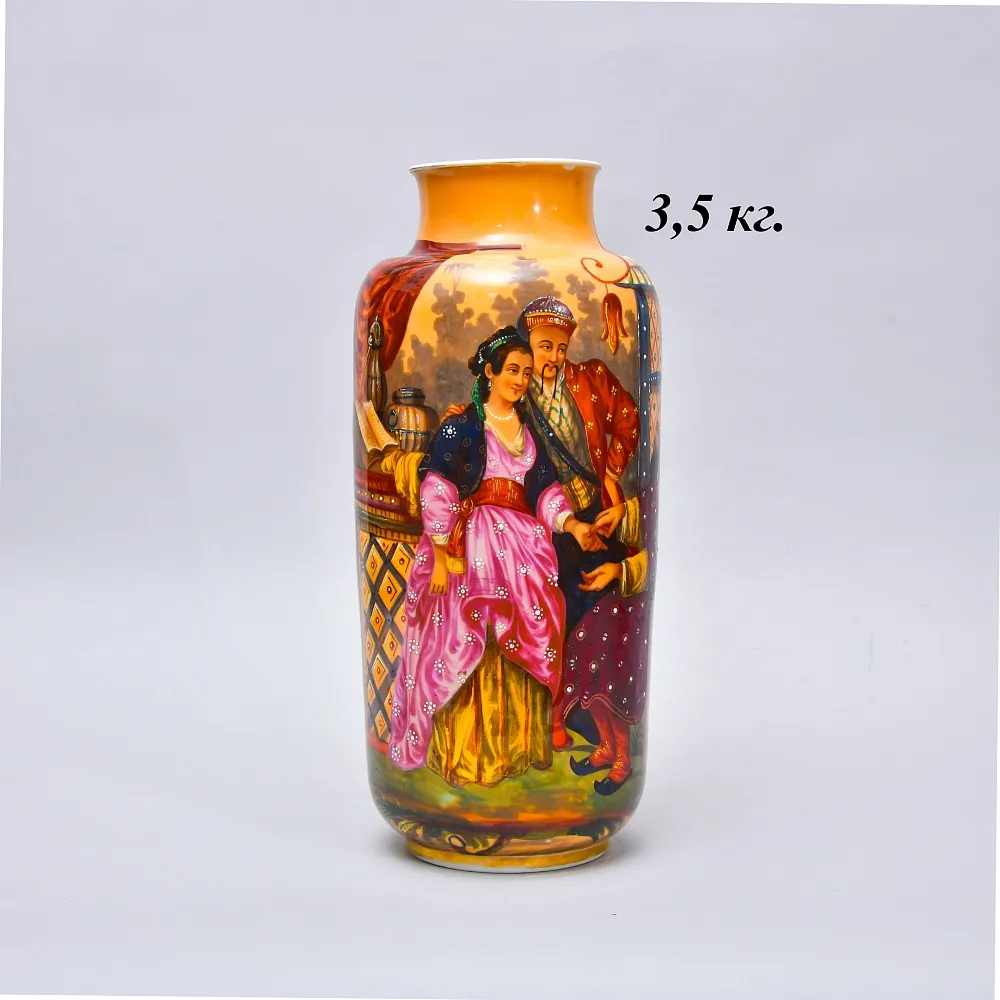 Редкие!!! Большие Антикварные Парные Вазы «Персидские мотивы», Франция VIEUX PARIS.