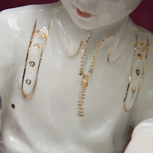 Большая Фарфоровая статуэтка «Юный геолог», СССР Полонне ЗХК, середина ХХ века. 