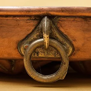 Большая Медная Форма для выпечки без ручки, D-32 см. Франция, начало ХХ века!