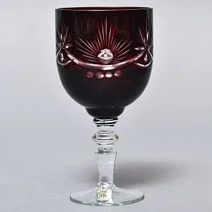 Набор Графин и Рюмки «Рубиновый Хрусталь», Tirgu-Mures Германия, 50 -е годы ХХ века.