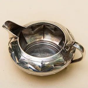 Набор для подачи Чая, АРТ ДЕКО, Silverplate William Hutton&Sons Англия, начало ХХ века.