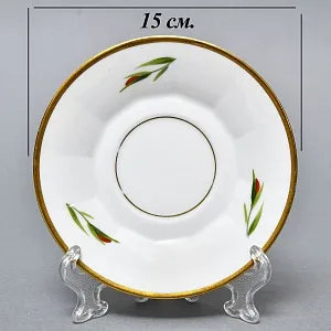 Антикварная Фарфоровая Чайная пара «Тюльпаны», ROSENTHAL Германия - 1926 год. 