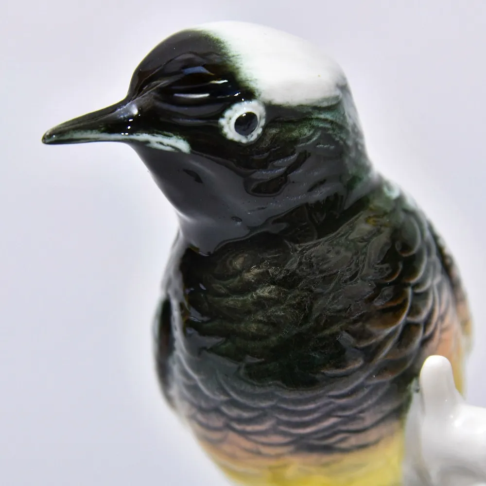 Птица - Статуэтка «Горихвостка», Фарфор Карл Энс / Karl Ens  Германия, 50-е годы ХХ века.