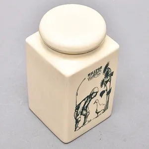 Винтажная Фарфоровая Чайница - Баночка с крышкой для сыпучих продуктов «Ганс и Гусь», Голландия.