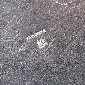 Винтажный Металлический Кофейник - Кувшин на 1,3 л., Silverplated, Boulenger Франция, 50-е гг. 