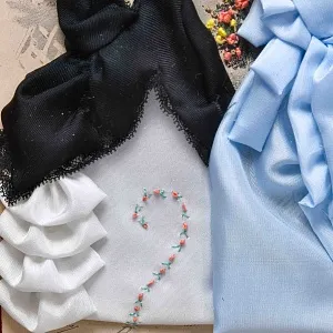 Винтажная Картина - Иллюстрация - Гравюра «Мода. Ручные голуби», Франция.