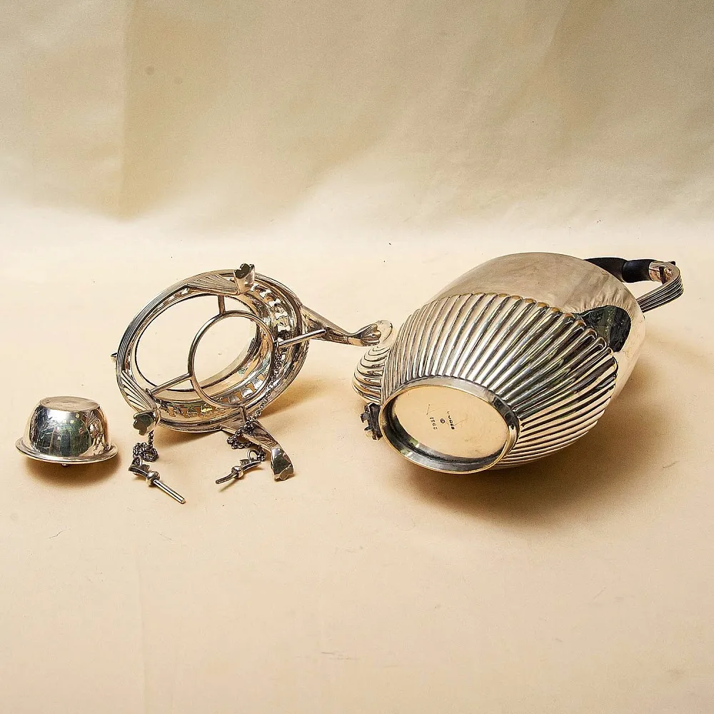 Бульотка - Чайник - Запарник, SHEFFIELD Англия Silverplate, начало ХХ века.