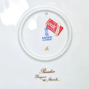 Коллекционная Авторская Тарелка - Блюдо «Журавли» Фарфор KAISER Германия.