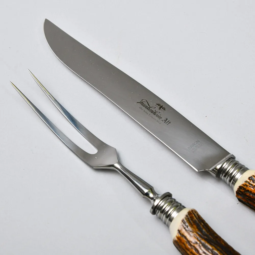 Набор для Барбекю «Охота» из 2-х предметов, Германия, Baron Solingen, 80 -е гг.