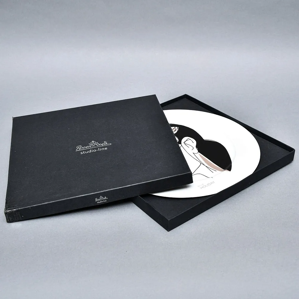 Большое Авторское Настенное Блюдо - Тарелка «Billie Holiday», Rosenthal Studio Line, Германия -2000 год. 