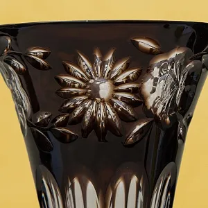 Классическая Ваза Цветного Хрусталя WMF Crystal Cabinet Германия Н-30 см., конец 60-х гг.