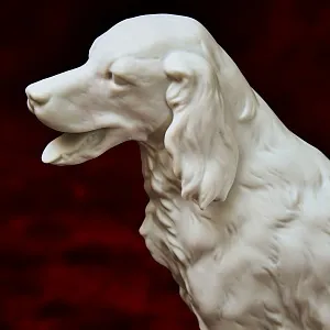 Бисквитный Фарфор Коллекционная Статуэтка «Собака - СЕТТЕР»,  Kaiser Германия - 1979 г.