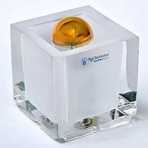 Коллекционный Настольный Ночник - Светильник -Лампа «Золотой Куб» Хрусталь NACHTMANN, Германия.