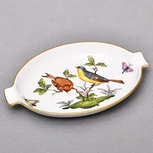 Небольшая Фарфоровая мелочевница - пепельница «ROTHSHILD BIRDS», HEREND Венгрия. 