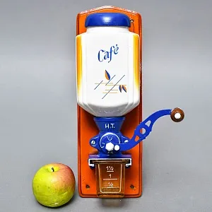 Редкая! Фарфоровая Настенная Ручная Механическая Кофемолка Hard Trep, Голландия.