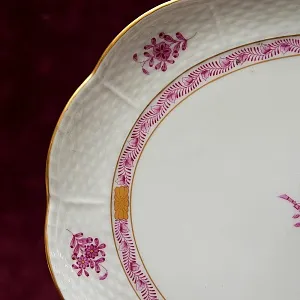 Юбилейная серия! Сервировочное Фарфоровое Блюдо «APPONYI PURPUR», HEREND, Венгрия -1976г.