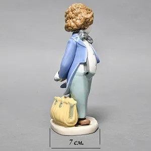 Коллекционная Фарфоровая статуэтка «Клоун с зонтиком», NAO by Lladro (Ллядро) Испания.