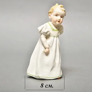 Коллекционная Фарфоровая статуэтка «Дети Хеншеля. Девочка с куклой», Meissen Германия. 