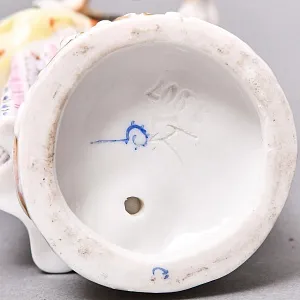  Антикварные Парные статуэтки «Музыкальный Дуэт», Фарфор, Dressel & Kister Passau Германия, 1907 - 1922 гг. 