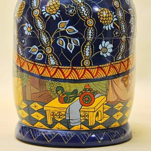 Русский Сувенир Матрёшка - Авторская роспись - «Сказка о Золотом Петушке», Дерево - Россия -1995 год. 