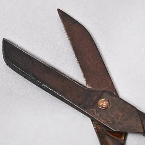 Старинные Антикварные  Металлические Ножницы, СССР - 30 -е годы ХХ века. 