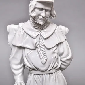 Большая Фарфоровая Статуэтка «ПУТНИК», Wiener Porzellanmanufaktur Augarten, Австрия середина ХХ века.