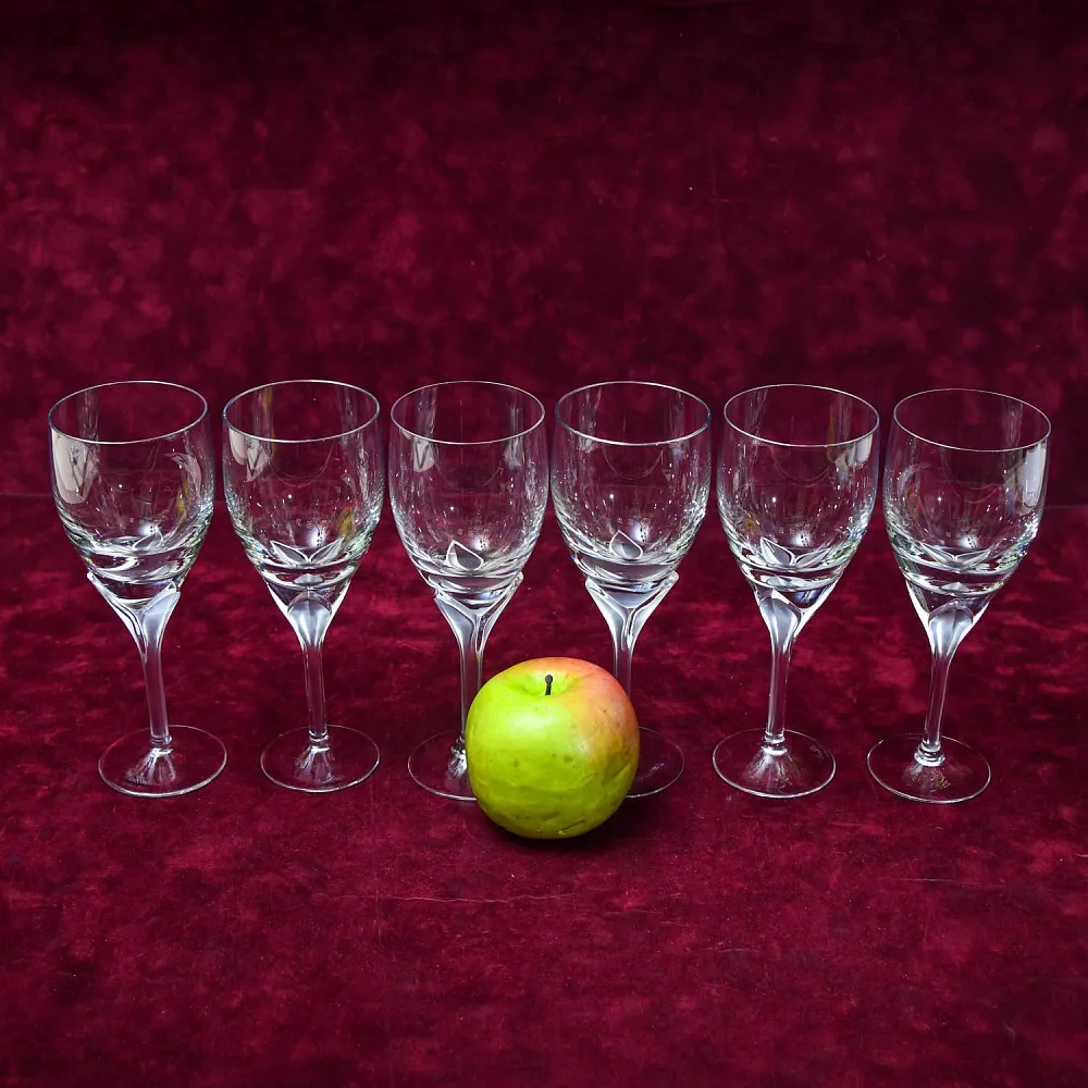 Редкость! Хрустальные Бокалы для Вина «IRIS», Rosenthal Studio Line, Германия -1969 год.