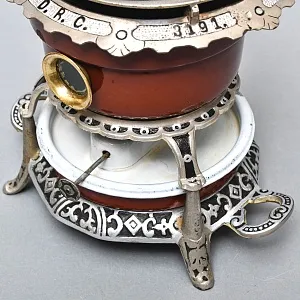 Редкость! Старинная Керосиновая Горелка - Плитка - Керогаз с Чайником, GEORG HALLER Германия -30 гг.