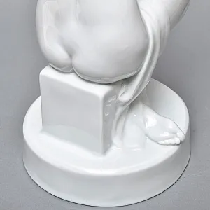 РЕДКОСТЬ! Большая Фарфоровая статуэтка «Обнаженная купальщица», Herend Венгрия.