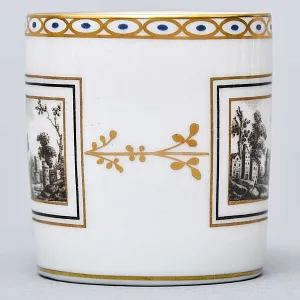 Редкость! Коллекционная Кофейная Пара «FIESOLE» Фарфор RICHARD GINORI, Италия.