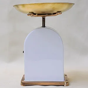 Редкость! Старинные Кухонные Фарфоровые Весы на 10кг. KRUPS IDEAL, Германия -1915 год.