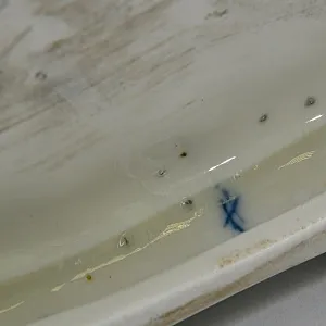 Антикварная Статуэтка - Салфетница «Дети и мул», фарфор SITZENDORF, Германия 1884 - 1902 годы.