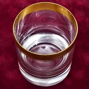 Хрустальные Бокалы для Виски - 4 шт. «Concorde», Theresienthal Германия, середина ХХ века.