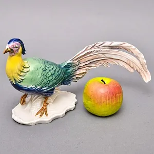 Коллекционная Фарфоровая статуэтка «Птица - Фазан», Карл Энс / Karl Ens, Германия, 50-е годы ХХ века.