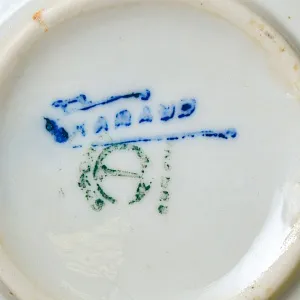 Авторская Фарфоровая Шкатулка - Бонбоньерка «Два путти», Limoges Франция 30гг.