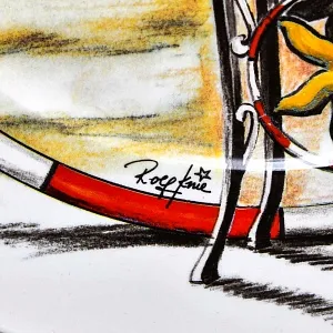 Коллекционная Фарфоровая Тарелка - Блюдо из коллекции «ЦИРК» - «Жонглер - Акробат», Villeroy&Boch Германия.