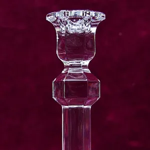 Два Хрустальных Подсвечника VAL SAINT LAMBERT Бельгия, 60 -е годы ХХ века.