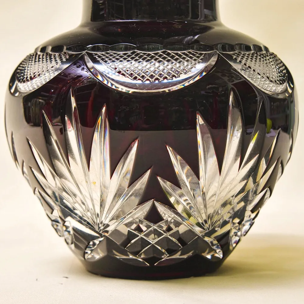 Коллекционная Хрустальная Ваза для Цветов WMF Crystal Cabinet Германия Н-25,5 см., конец 60-х гг.