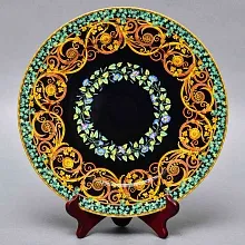 Коллекционная Тарелка - Блюдо «Золотой плющ» Фарфор, VERSACE, Rosenthal Германия -1997 год. 
