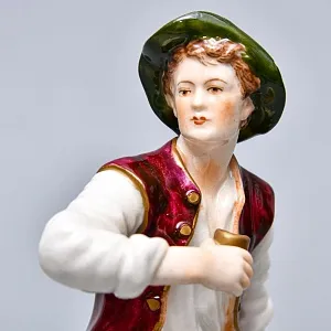 Парные Фарфоровые статуэтки «Молодое вино. Садовник и Садовница», RUDOLF KAMMER Германия - 50гг.