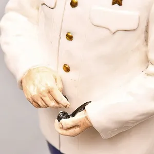 Коллекционная Авторская Статуэтка «Генералиссимус СССР - Сталин И.В.», фарфор, Россия. 