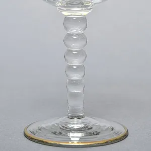 Хрустальные Фужеры - Бокалы для вина серия «Gold Laura», JOSEPHINENHUTTE, Германия -50 гг.