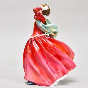 Коллекционная Фарфоровая статуэтка «Прекрасное Утро. Девушка со шляпой», Royal Doulton Англия.