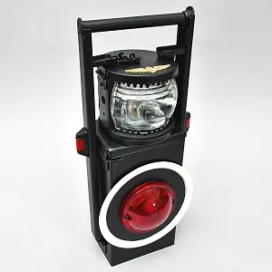 Большой Винтажный Железнодорожный Сигнальный Вагонный Фонарь, СССР.