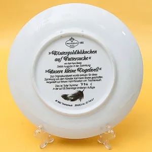 Коллекционная Тарелка «Королек» Фарфор, Tirschenreuth Германия -1992 год.